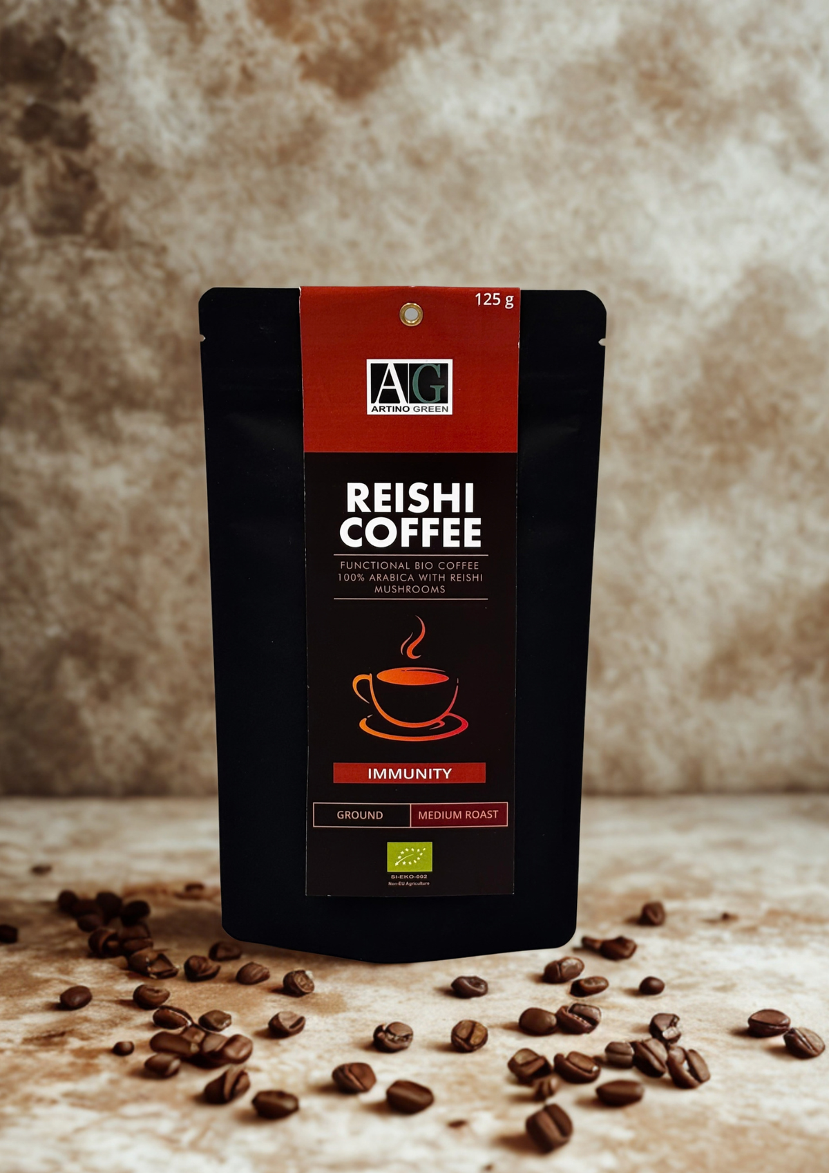 REISHI COFFEE – Bio kava Arabica in ekološke adaptogene gobe Reishi