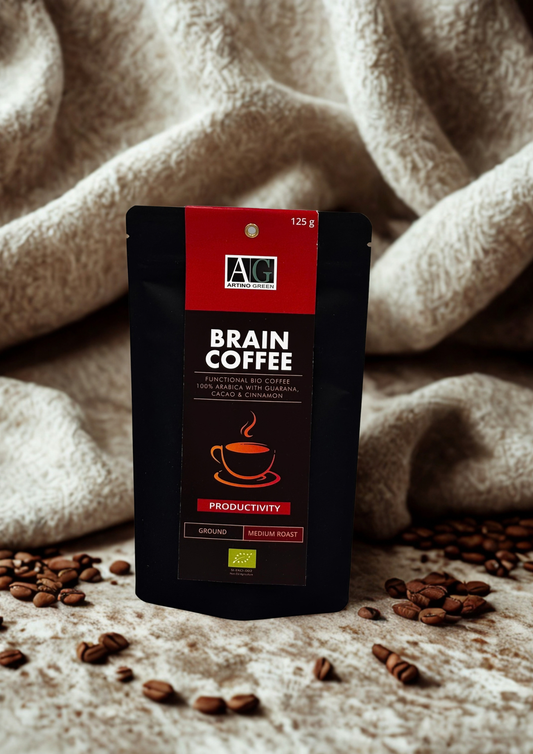 BRAIN COFFEE – ekološka kava Arabica, guarana, kakav in cimet