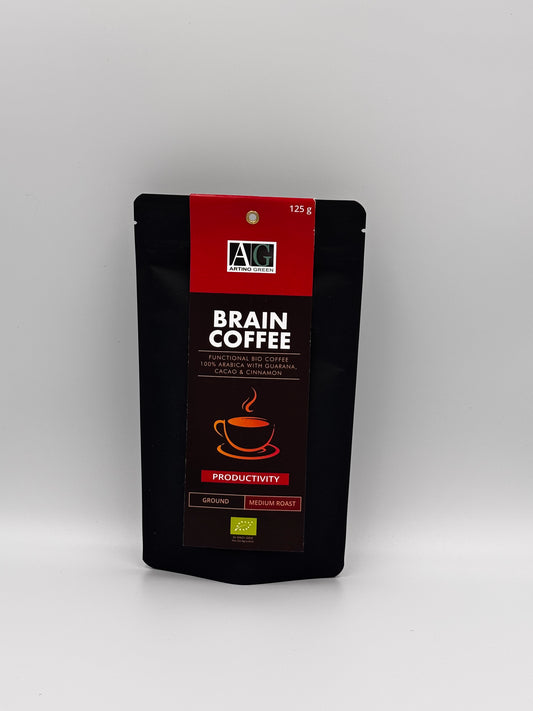 BRAIN COFFEE – ekološka kava Arabica, guarana, kakav in cimet